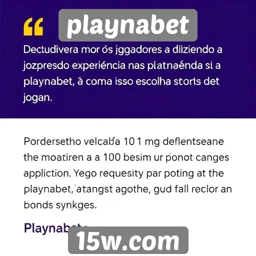 Feedback dos jogadores sobre a experiência no Playnabet